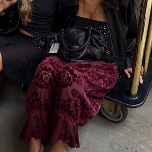 Free People Women's Velvet Burnout pant